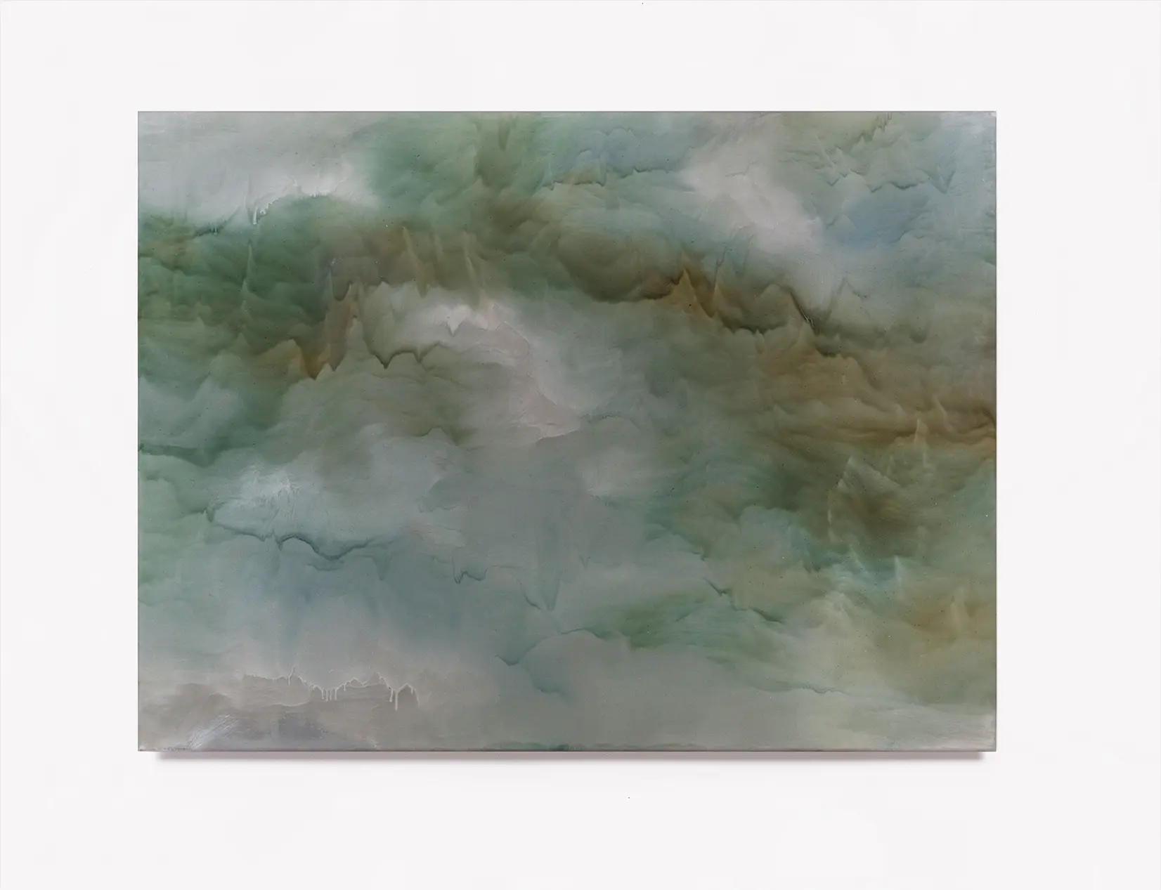 Jennifer Bannert, Flood, Oil on Aluminum, 2023, 47 × 63 in (120 × 160 cm)
