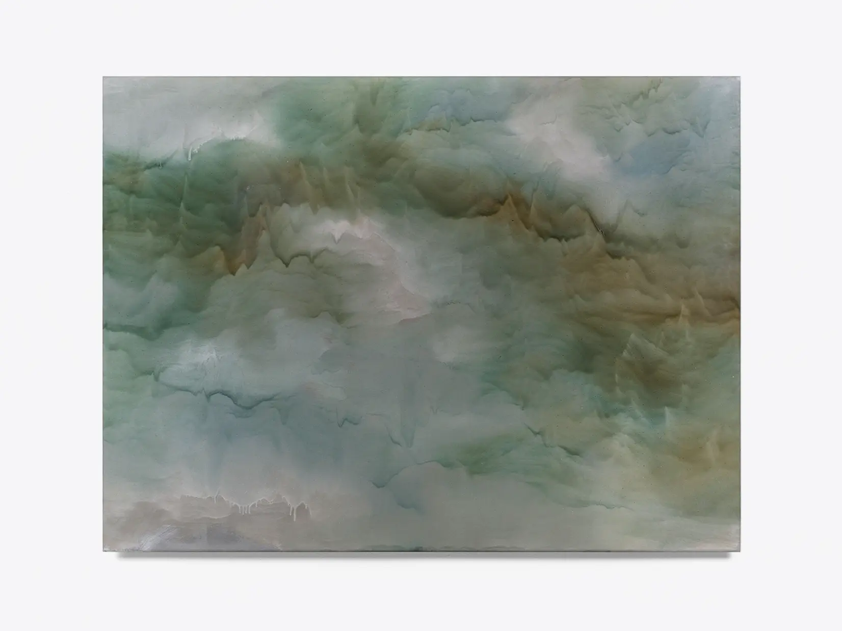 Jennifer Bannert, Flood, Oil on Aluminum, 2023, 120 × 160 cm