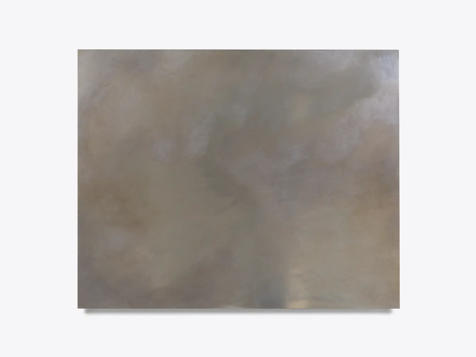Jennifer Bannert, The Day L. Felt There Was Something In The Air, Oil on Aluminum, 2023, 100 × 120 cm